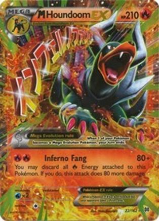 M Houndoom EX (22)/162 Ultra Rare Holofoil