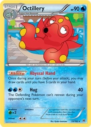 Octillery (33)/162 Holo Rare Holofoil