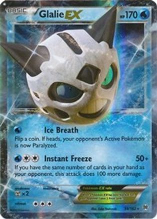 Glalie EX (34)/162 Ultra Rare Holofoil