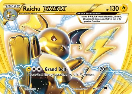 Raichu BREAK (50)/162 Rare BREAK Holofoil