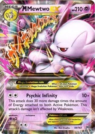 M Mewtwo EX (64) (64)/162 Ultra Rare Holofoil