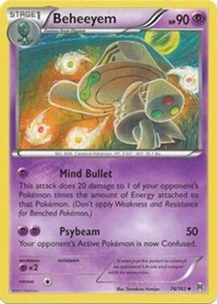 Beheeyem (74)/162 Uncommon Reverse Holofoil