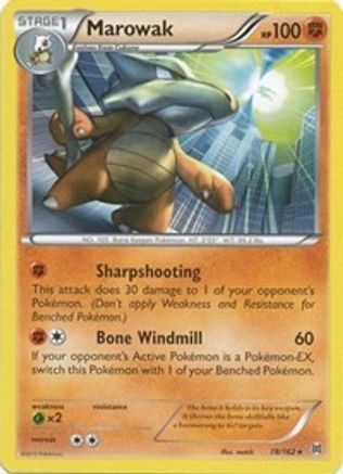 Marowak (78)/162 Rare Reverse Holofoil