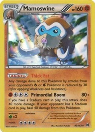 Mamoswine (82)/162 Holo Rare Holofoil