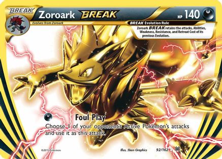 Zoroark BREAK (92)/162 Rare BREAK Holofoil