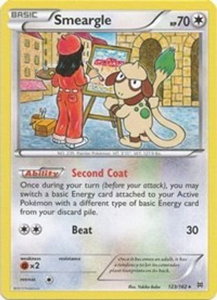 Smeargle (123)/162 Rare Reverse Holofoil
