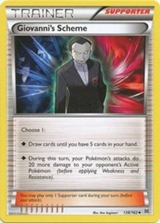 Giovanni's Scheme (138)/162 Uncommon Reverse Holofoil