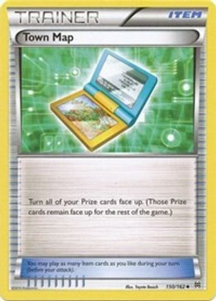 Town Map (150)/162 Uncommon Reverse Holofoil