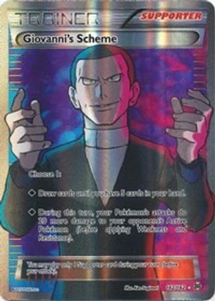 Giovanni's Scheme (Full Art) (162)/162 Ultra Rare Holofoil