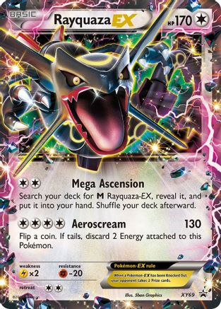 PKM - Rayquaza EX (Shiny) (XY69)/211 Promo Holofoil