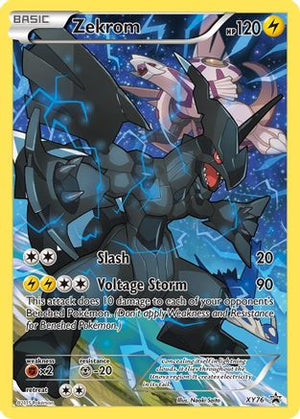 Lightly Played Zekrom (Full Art Promo) (XY76)/211 Promo Holofoil (Cabinet-LP)