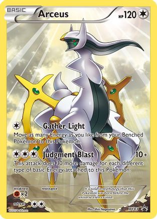 Arceus - XY83 (XY83)/211 Promo Holofoil