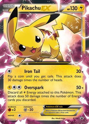 Pikachu EX - XY84 (XY84)/211 Promo Holofoil