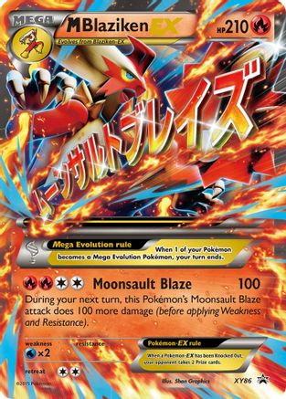 M Blaziken EX (XY86)/211 Promo Holofoil