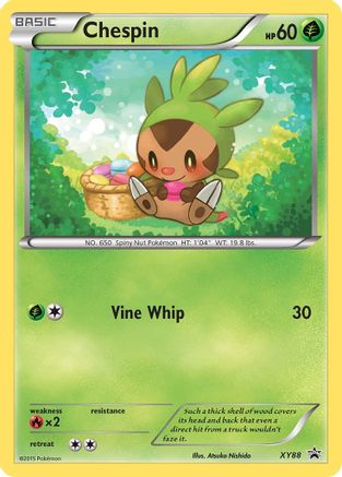 Chespin (Collector Chest) (XY88)/211 Promo Holofoil