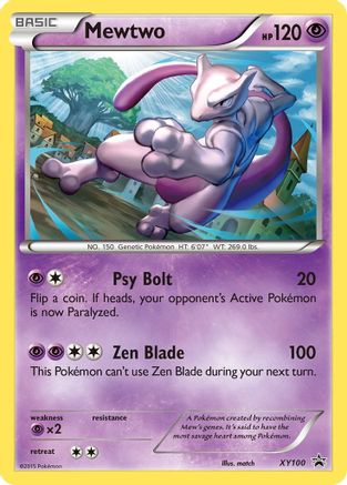 Mewtwo - XY100 (XY100)/211 Promo Holofoil