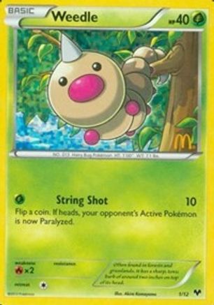 Weedle - 1/12 (1)/12 Promo Holofoil