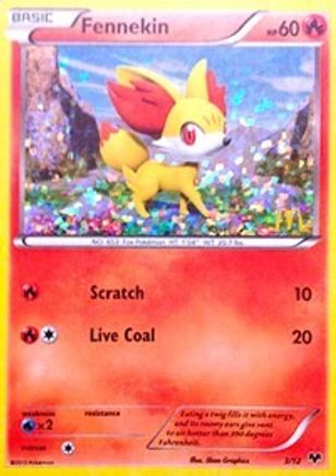Fennekin - 3/12 (3)/12 Promo Holofoil
