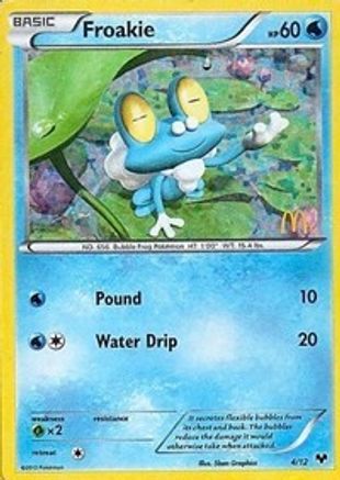 Froakie - 4/12 (4)/12 Promo Holofoil