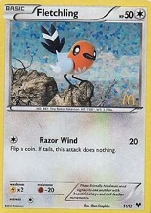 Fletchling - 11/12 (11)/12 Promo Holofoil