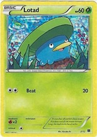 Lotad - 2/12 (2)/12 Promo Holofoil