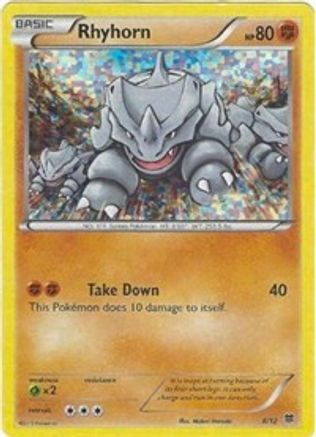 Rhyhorn - 8/12 (8)/12 Promo Holofoil