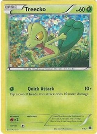 Treecko - 1/12 (1)/12 Promo Holofoil