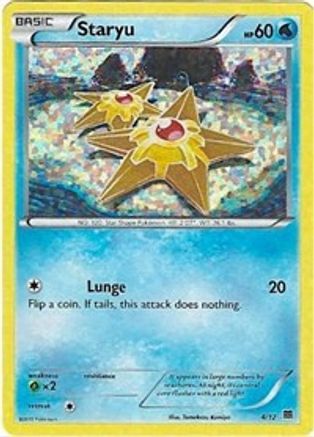 Staryu - 4/12 (4)/12 Promo Holofoil