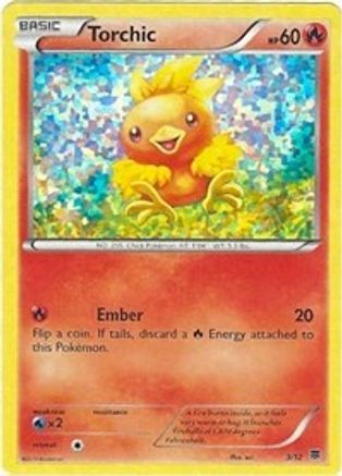 Torchic - 3/12 (3)/12 Promo Holofoil