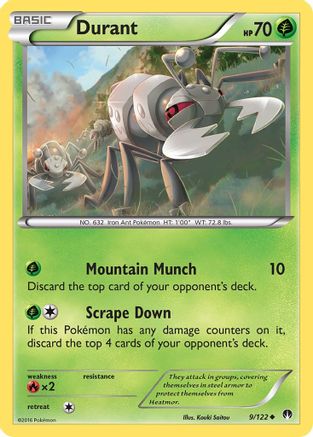 Durant (9)/122 Uncommon Reverse Holofoil