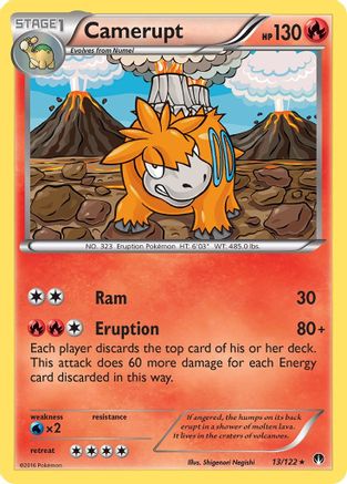 Camerupt (13)/122 Rare Reverse Holofoil