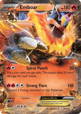 Emboar EX (14)/122 Ultra Rare Holofoil