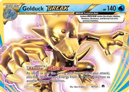 Golduck BREAK (18)/122 Rare BREAK Holofoil