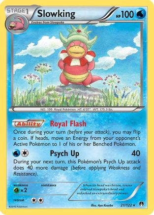 Slowking (21)/122 Holo Rare Holofoil