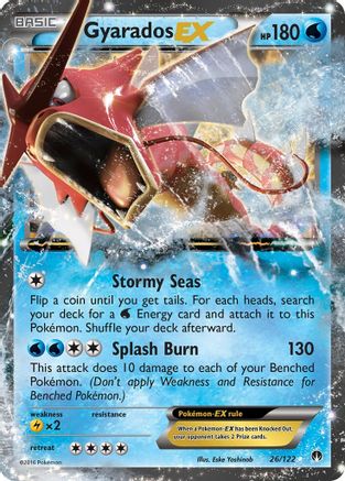 Gyarados EX (26)/122 Ultra Rare Holofoil