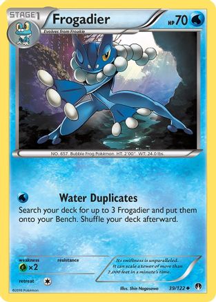 Frogadier (39)/122 Uncommon Reverse Holofoil