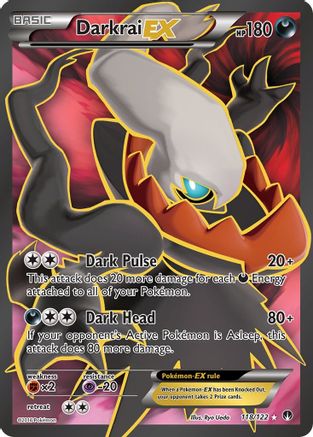 Darkrai EX (Full Art) (118)/122 Ultra Rare Holofoil