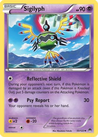 Sigilyph (55)/122 Uncommon