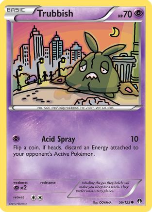 Trubbish (56)/122 Common Reverse Holofoil