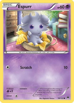 Espurr (58)/122 Common Reverse Holofoil