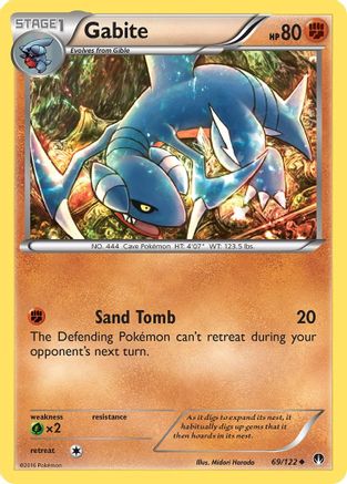 Gabite (69)/122 Uncommon Reverse Holofoil
