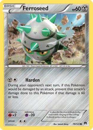 Ferroseed (79)/122 Common Reverse Holofoil