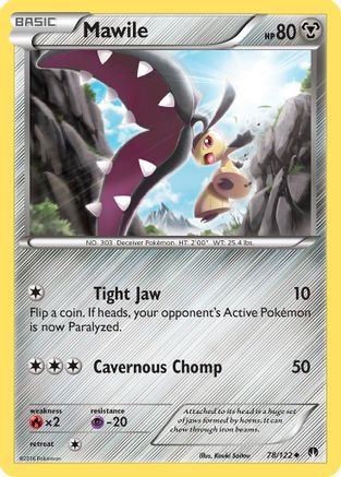 Mawile (78)/122 Uncommon Reverse Holofoil