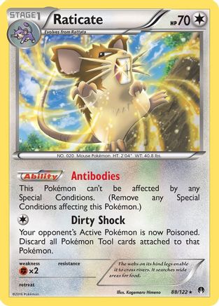 Raticate (88)/122 Rare Reverse Holofoil