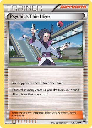 Psychic's Third Eye (108)/122 Uncommon Reverse Holofoil