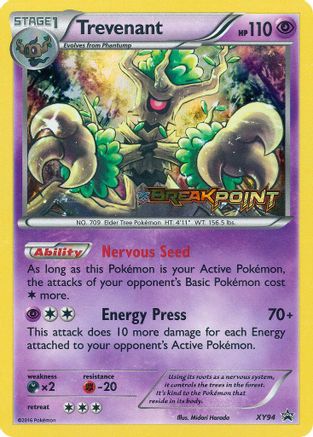 Trevenant (Prerelease) (XY94)/211 Promo Holofoil