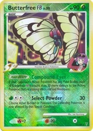 Butterfree FB - 17/147 (League Promo) (17) Promo Reverse Holofoil