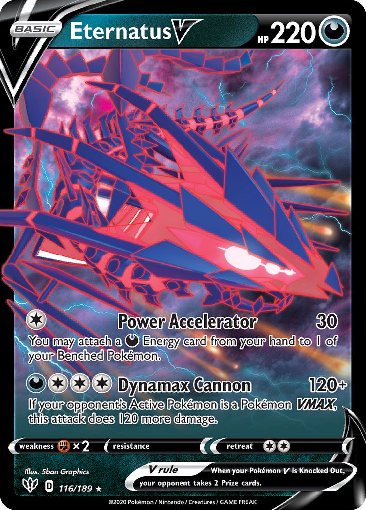 Eternatus V (116)/189 Ultra Rare Holofoil