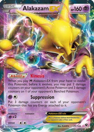 Alakazam EX (25)/124 Ultra Rare Holofoil