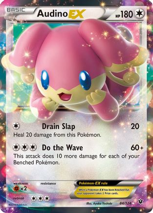 Audino EX (84)/124 Ultra Rare Holofoil